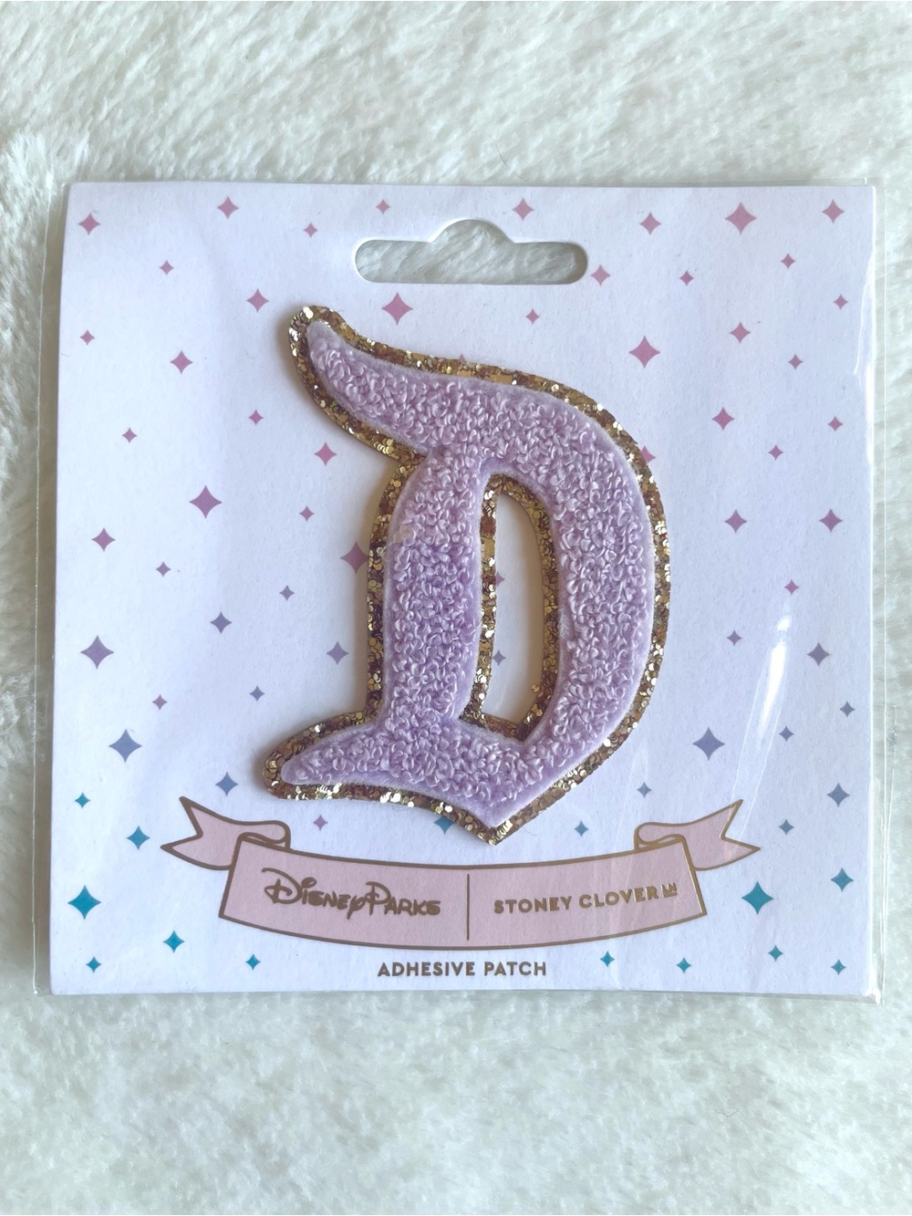 Disney Parks x Stoney Clover Lane Lavender 'D' Adhesive Patch